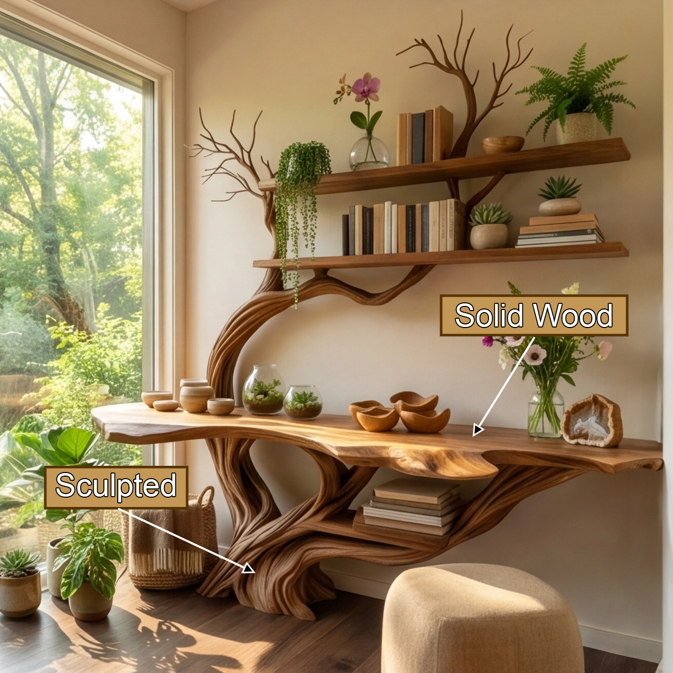 console table with shelves 4