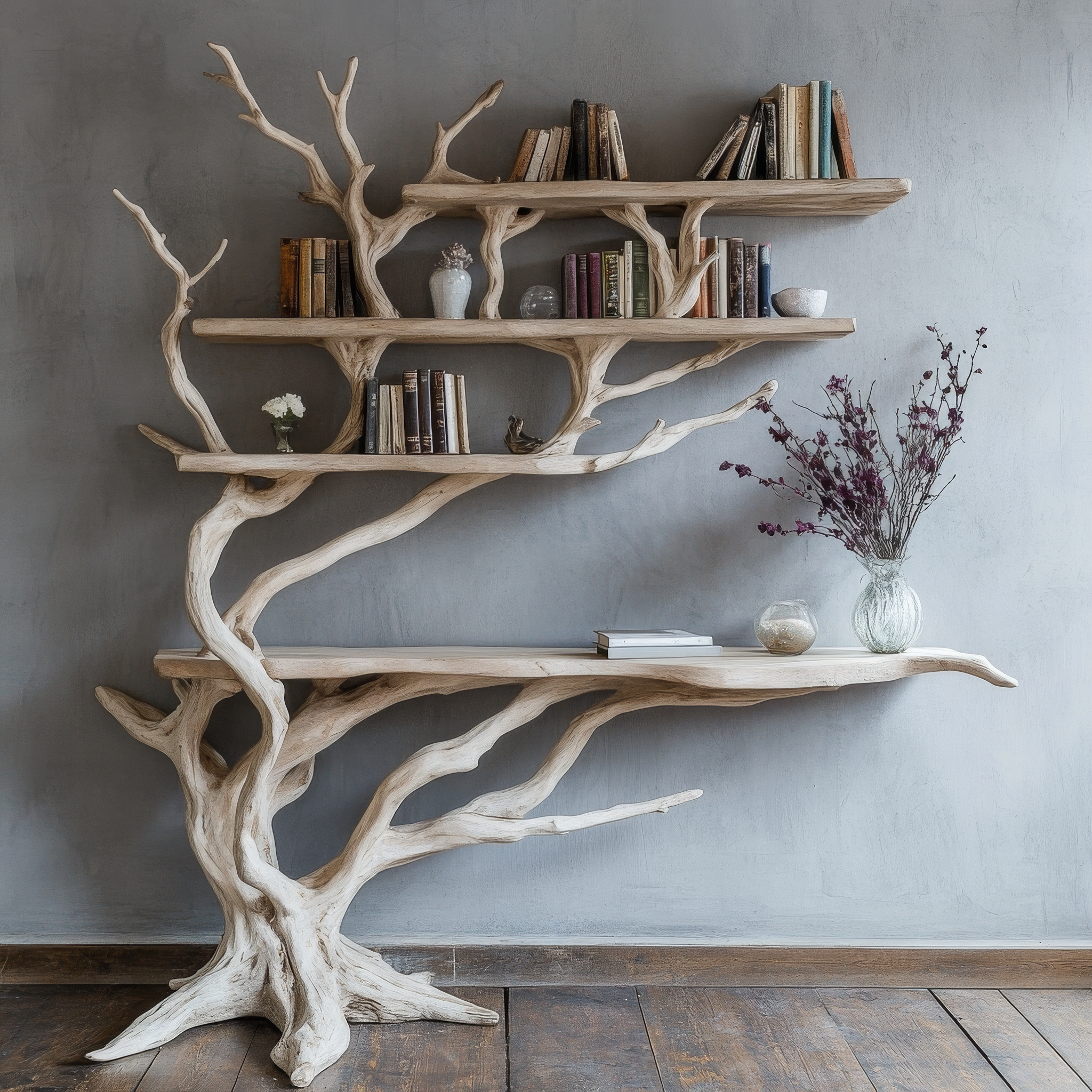 console table with shelves 3