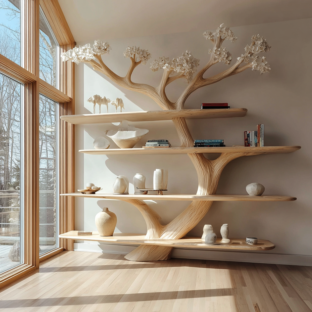 tree shaped bookshelf 2