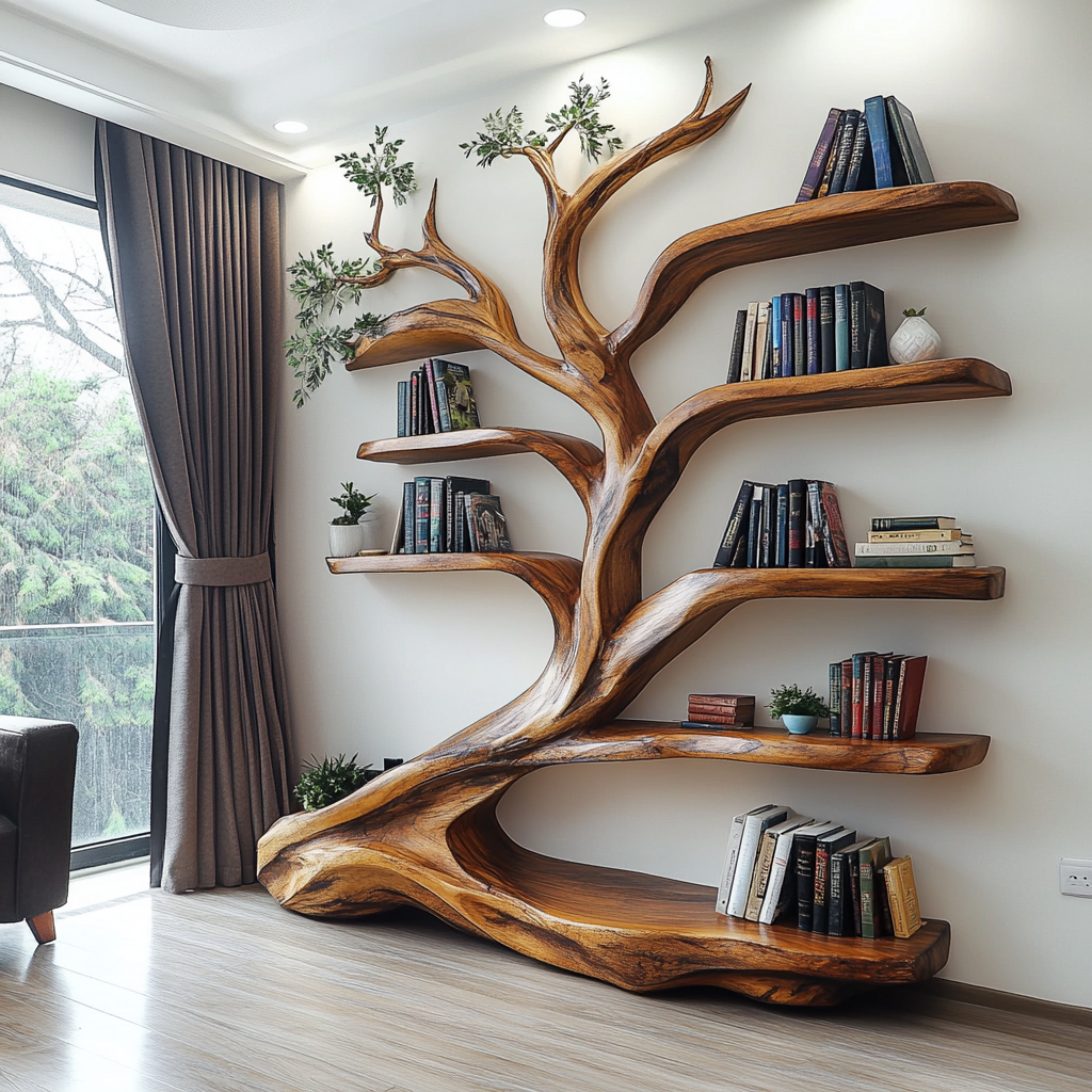 tree shaped bookshelf 4