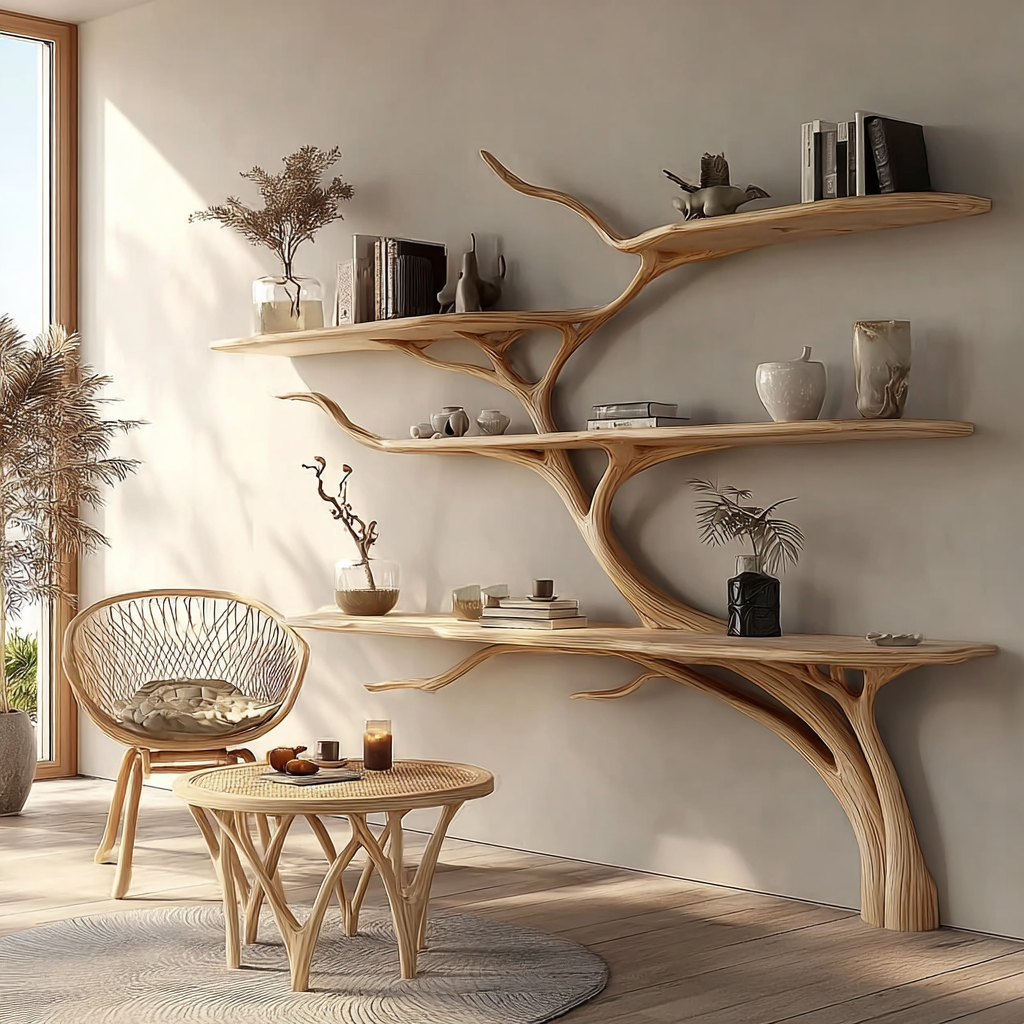 tree shaped bookshelf 2